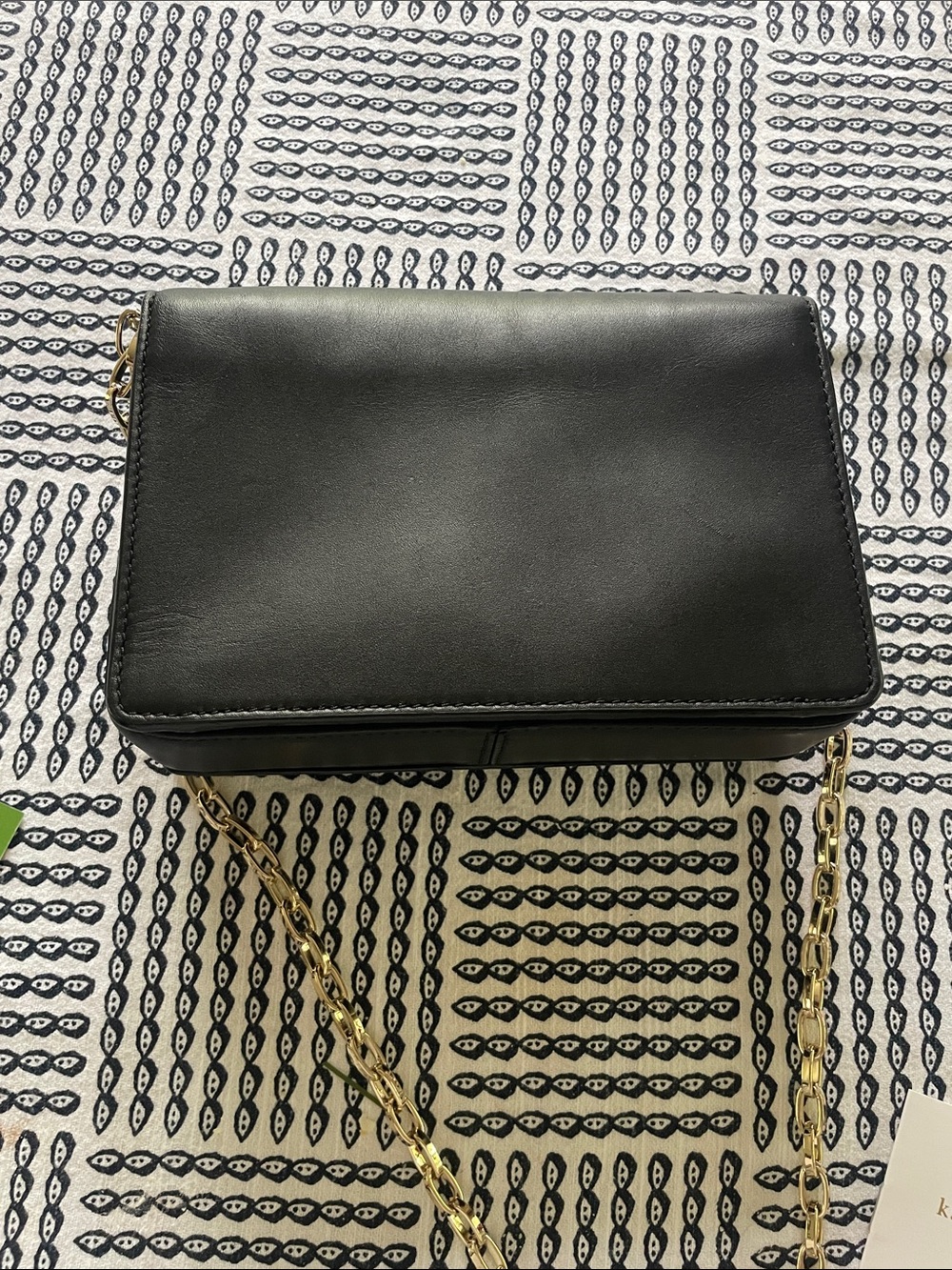 kate spade Black Crossbody with Pink Faux-Fur Eye Details - Picture 11 of 13